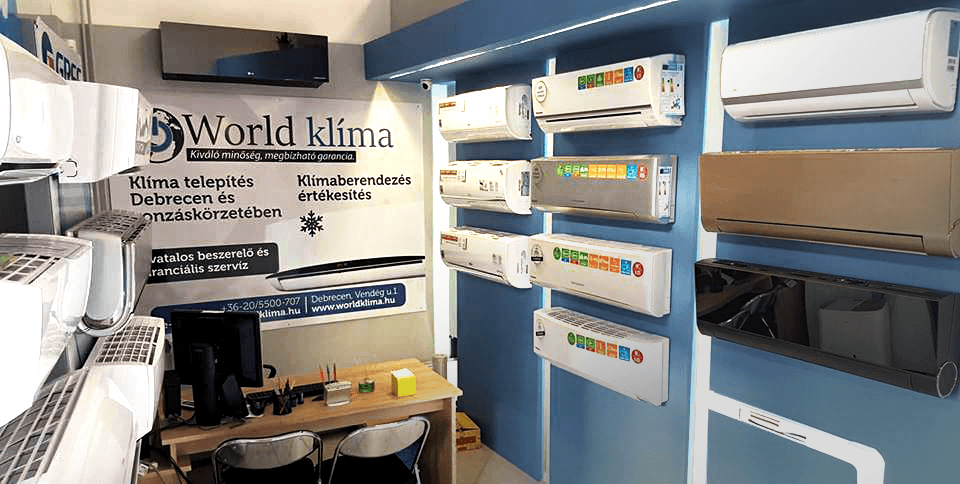 klíma értékesítés Debrecenben szaküzletben